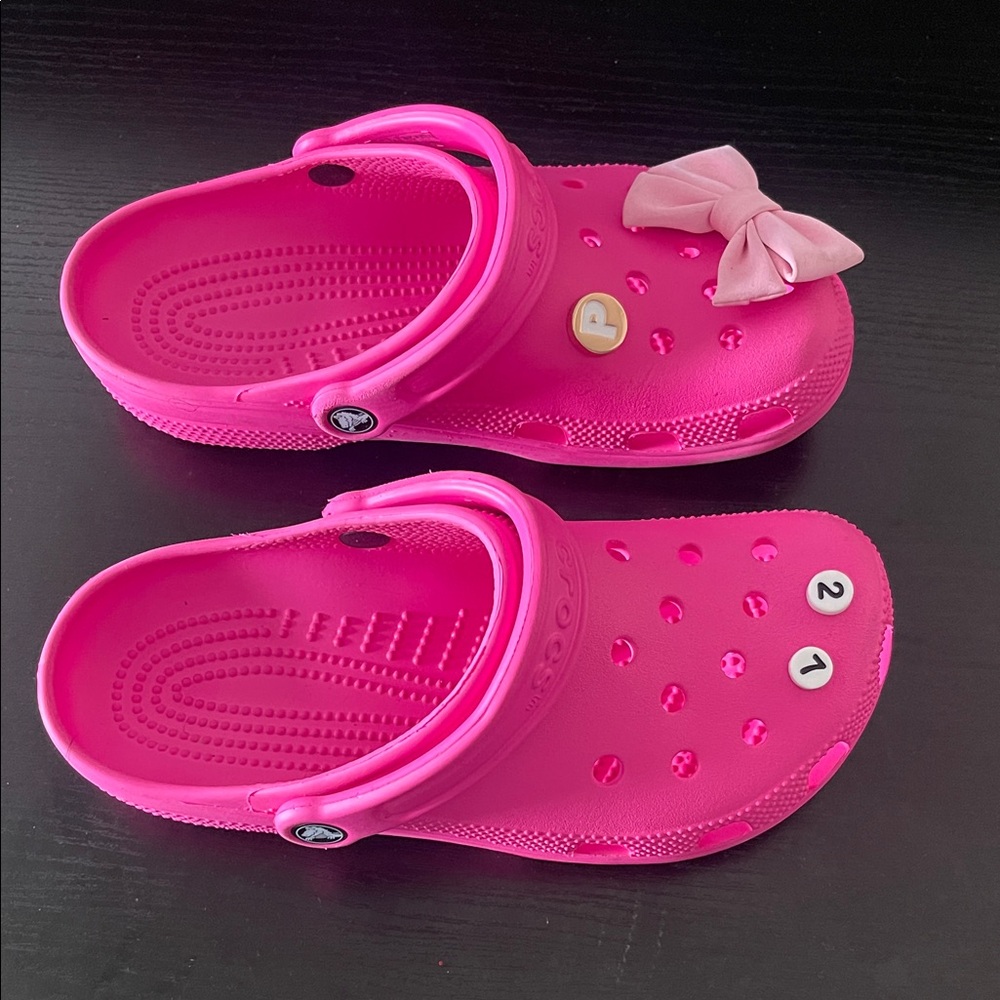 Hot Pink Crocs